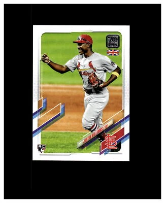 2021 Topps UK #127 Justin Williams St. Louis Cardinals RC Rookie - Image 1 of 2