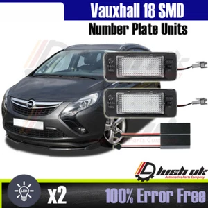 Vauxhall 18 LED Replacement Number Plate Units Opel Astra J Estate Zafira Tourer - Picture 1 of 3