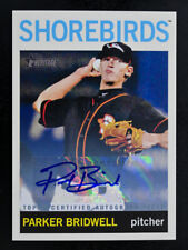 2013 Topps Heritage Minor League #ROA-PB Parker Bridwell Real One AUTO