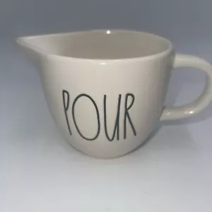 Rae Dunn POUR Pitcher Large Letter Creamer - Picture 1 of 4