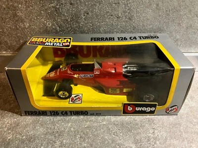 Bburago Ferrari 126 C4 Turbo 1:24 René Arnaux burago cod. 6111 - Immagine 1 di 4