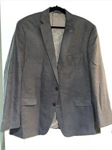 Ralph Lauren Sport Coat Mens 48L Brown Houndstooth Wool 2 Button Blazer Xl - Picture 1 of 8