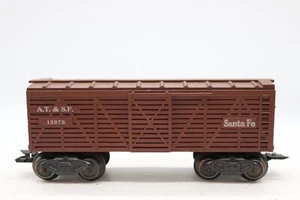 MARX O GAUGE SANTA FE BROWN STOCK CAR ATSF 13975 - Picture 1 of 5