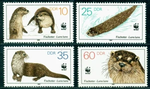 1987 Endangered Animals ,Otter,Worldwide Nature Conservation,DDR,3107,MNH - Picture 1 of 1