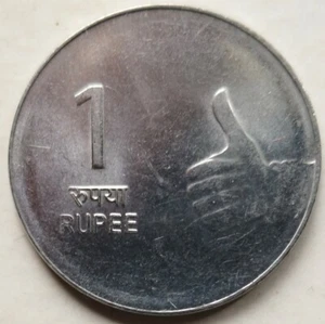 India 2009 1 Rupee coin - Picture 1 of 2