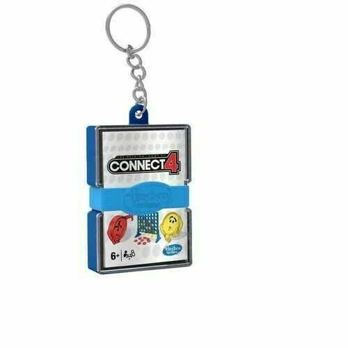 Hasbro Keyring Connect 4 game - Keychain Games with real mini game