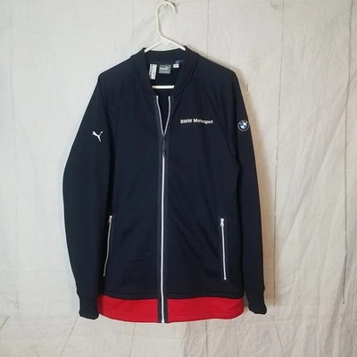 Puma BMW Motorsport Blue and Red Full Zip Motorsport Jacket size large - Image 1 of 4