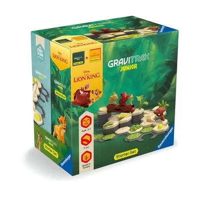 Gravitrax Junior Starter Set Le Roi Lion, Circuits de billes, 71 pieces, Des 3 a - Photo 1/3
