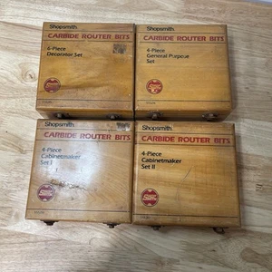 Vintage Shopsmith Carbide Router Bit Sets - Picture 1 of 7