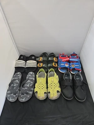 学步男童鞋 - 尺码 7 - 10 批量 12 双 — 第 1/2 张图片