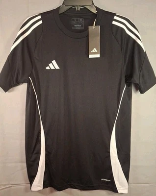 Adidas IJ7676 Men's Small - Tiro 24 3-Stripes Soccer Jersey, Black/White - Image 1 of 3