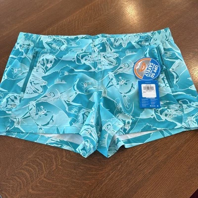 "Pantalones cortos Columbia para mujer XXL Gulf Camo PFG Tidal II UPF 50 pesca al aire libre 3""" Foto 1 de 4