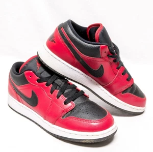 🔥 Nike Air Jordan 1 Low GS 'Reverse Bred' 2021 553560-605 Youth Size 6Y 🔥 - Picture 1 of 13
