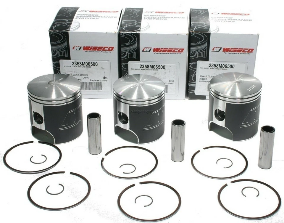 Стандартные поршни Polaris Indy XCR 600, 1995-1997, Wiseco - 2358M06500 - Изображение 1 из 1