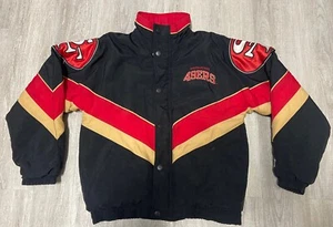 Vantage San Francisco 49ers NFL Starter Pro Line Jacket Men’s Small Black - Picture 1 of 17