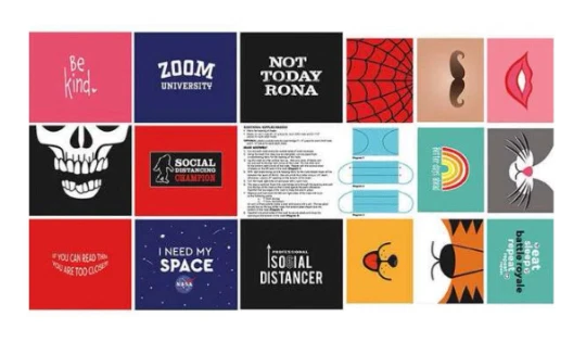 Face Mask Panel- General Use - by Riley Blake Designs CP10961 - Image 1 of 1