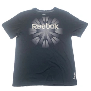 Reebok Black Shirt Large Free Postage AU Seller - Picture 1 of 5
