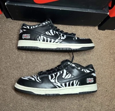 Size 9 - Nike Quartersnacks x Dunk SB Low Little Debbie’s Zebra Cakes - Image 1 of 4
