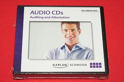 Kaplan Schweser Auditing and Attestation Audio CD's Brand New Sealed - Image 1 of 4