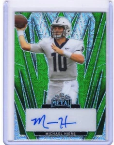2024 Leaf Metal #BA-MH1 Michael Hiers Autogramme Mojo Green #/4 - Bild 1 von 2