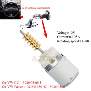 Steering Column Lock Motor ESL/ELV Repair Kit for 2009-2012 VW Passat CC - Picture 1 of 24