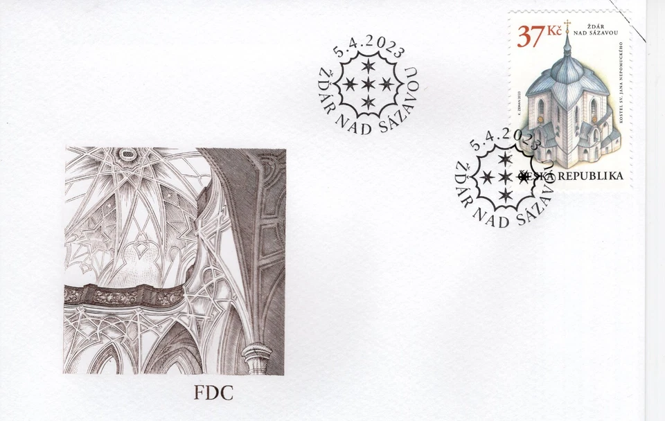 2023 Giovanni Santini and His Buildings  FDC19376 - Image 1 of 1
