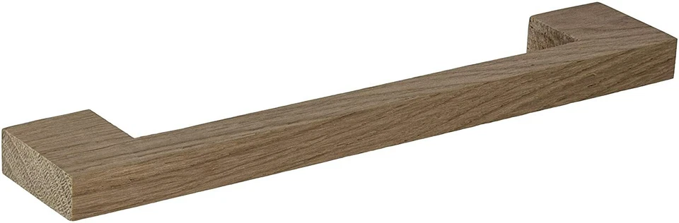 Häfele Möbelgriff Holz Bügelgriff Türgriff Eiche BA 160 Küchengriff natur eckig - Bild 1 von 4