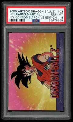 Dragon Ball Z ArtBox Holochrome 02 Son Goku 2000 PSA 8 68476265 - Image 1 of 2