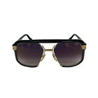 Sunglasses Cazal Legends 682 001 57 18 140 Black Gold Grey Gradient Lens 100% Au