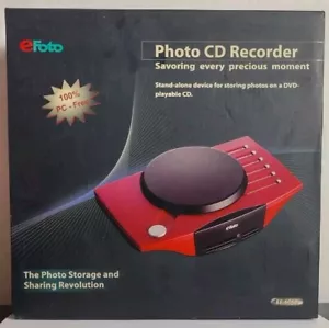 NEU eFoto Foto CD Recorder, Stand Alone zum Speichern von Fotos auf DVD-spielbarer CD - Bild 1 von 5