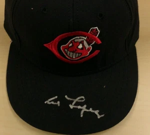 AL Lopez Signed Indians Hat Cap JSA Auto American Needles 7 - Picture 1 of 4
