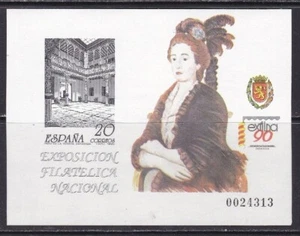 1990 ESPAÑA - Prueba de Lujo - Edifil 21 - Exfilna 1990 - Zaragoza - Imagen 1 de 1