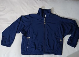 Kealin Jacket Women's Large Blue Lined Full Zip Pockets Collared EUC - Picture 1 of 12