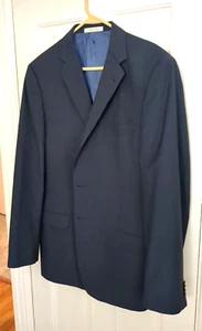 Joseph Abboud Men's Wool BLUE Suit Jacket Blazer 44L Double Vented  - Picture 1 of 11