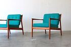 Pair of Danish Modern Dux  USA75 Chairs designed by Folke Ohlsson Sweden