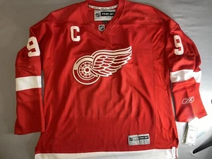 Camiseta deportiva Reebok NHL Detroit Red Wings roja de hockey XXL #9 Clark - Imagen 1 de 10