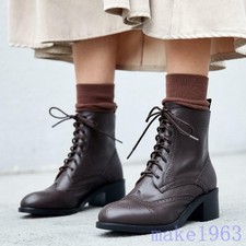 brown brogue boots womens