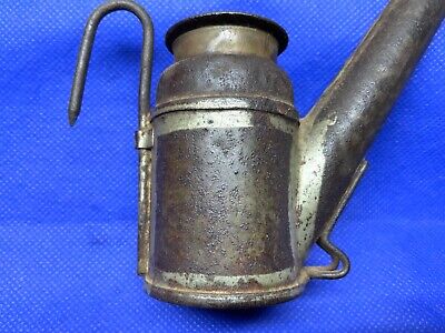 Antique Vintage Coal Miner’s Oil Wick Lamp By C. George Hazleton Pa. By Crown  • 49.99$