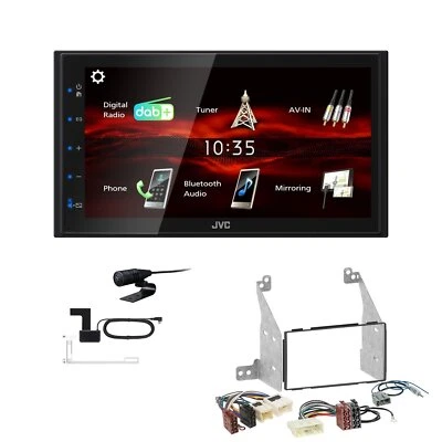JVC Bluetooth 2DIN DAB+ Autoradio für Nissan Pathfinder III 2004-2013 - Bild 1 von 4