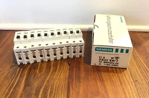 Lot Of 10 Siemens 5SX21 108-7 5SX21-C8  Miniature Circuit Breakers - Picture 1 of 9