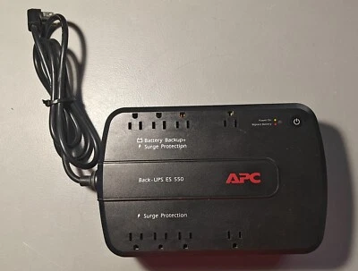 APC UPS: 550VA  120V BE550G TESTED W/Battery - Image 1 of 4