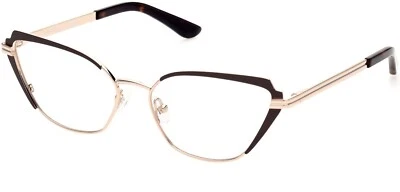 Marciano By Guess GM0373 069 Burgundy Cat Eye Metal Eyeglasses Frame 56-16-140 - Image 1 of 4