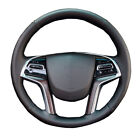 Diy Car Steering Wheel Cover For Cadillac Escalad 2015-2020 Xts 13-19 Srx 13-16