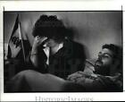 1989 Press Photo Joseph Abou-Chedid and Jane in the Basement of St. Maron Church
