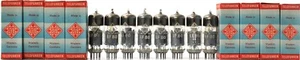 EF80 TFK NIB Top "O" getter Chrome Dome Made in England 8 Pcs - Picture 1 of 8
