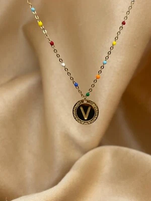 COLLANA ARGENTO 925 “LETTERA V” REBECCA GIOIELLI - Immagine 1 di 3