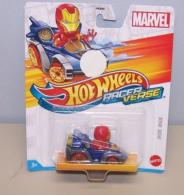 Hot Wheels Racer Verse Marvel IRON MAN Figure NEW Sealed 2023 - Image 1 of 4