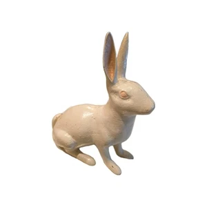 Antique Hubley Cast Iron Bunny Rabbit Doorstop  Farm Decorative Art Statue - Picture 1 of 8