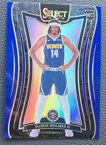 DARON HOLMES II 2024 25 PANINI SELECT NBA SP RC BLUE PRIZM - Picture 1 of 2