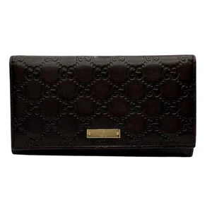 GUCCI Guccissima 244946 Brown Leather #162 - Picture 1 of 16